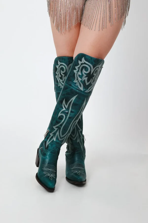 BOTA ZOE TURQUESA