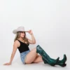 BOTA ZOE TURQUESA